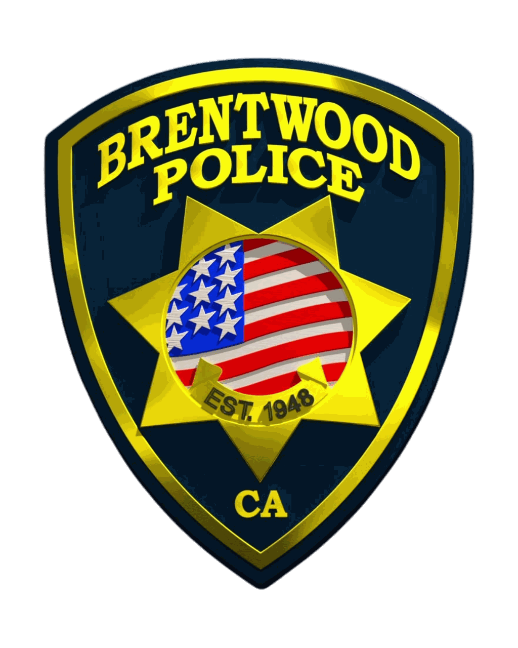 Brentwood Police badge